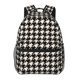thumbnail image 1 of Fotbe Black and white houndstooth Mochila Casual con Estampado para Escuela, Viajes y Actividades al Aire Libre - Duradera, Ligera y Cómoda, 1 of 5