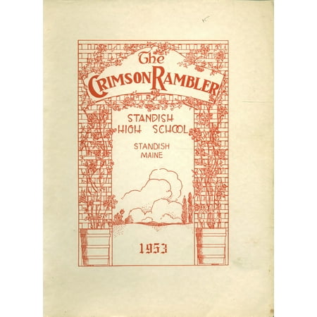 (Custom Reprint) Yearbook: 1953 Standish High School - Crimson Rambler Yearbook (Standish ME)