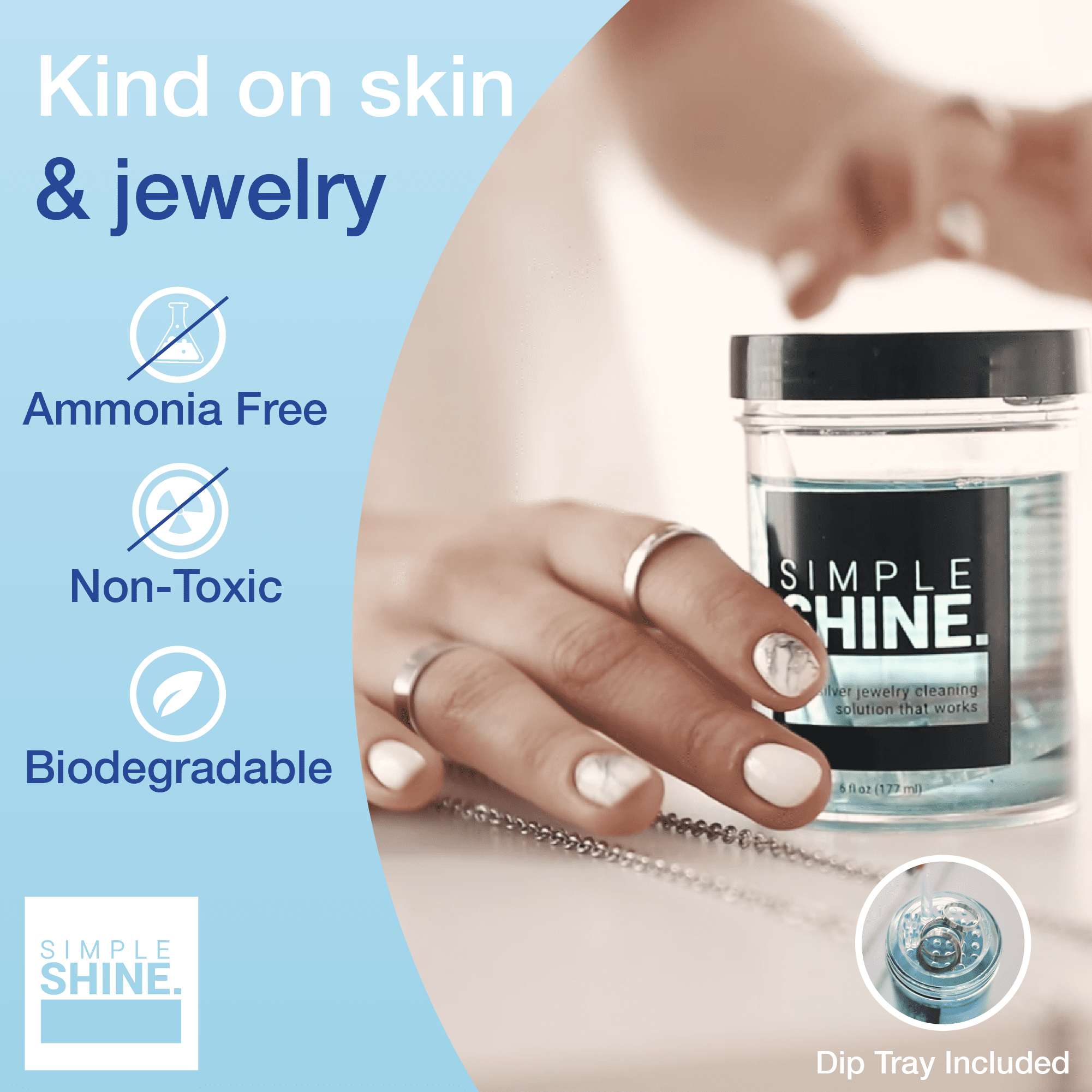 Simple Shine. Silver Jewelry Cleaner for Specialized India