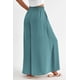 thumbnail image 2 of Pantalones PRETTYGARDEN Palazzo de Pierna Ancha Azul Verde XXL, 2 of 6