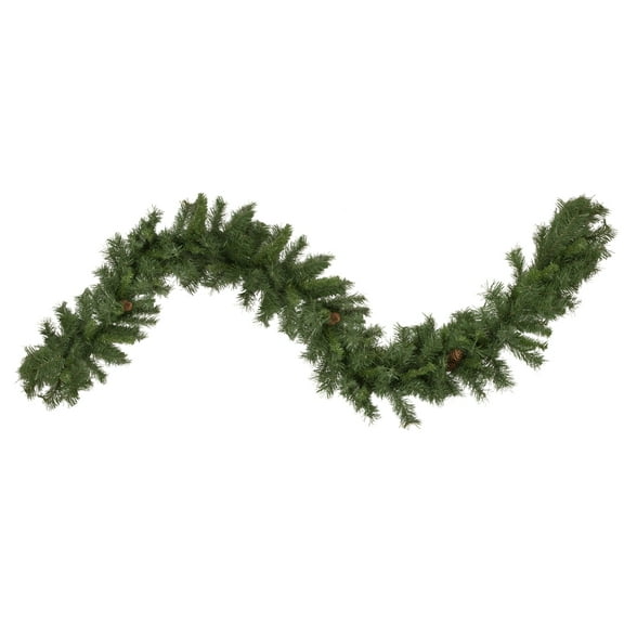 Northlight Black River Pine with Pine Cones Artificial Christmas Garland - 9' x 14" - Unlit