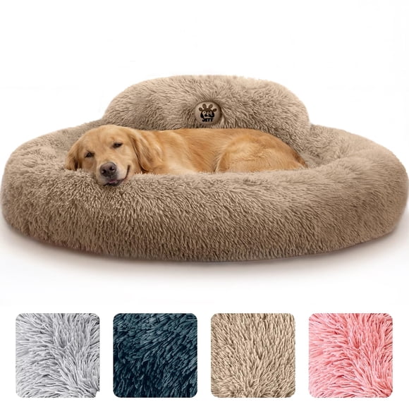 Cama para perro PET JETT XL 114 cm suave antiestrés tipo donut