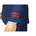 thumbnail image 6 of Men Suit BERLUSCONI Turkey 100% Italian Wool 180's Double Breasted #Ber22 Blue, 6 of 9