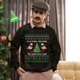 thumbnail image 5 of Christmas Sweatshirt, Flocking Around The Christmas Tree Funny Flamingo Holiday Sweatshirt, Cute Bird Christmas Jumper, Unique Flamingo Lover Gift for Women & Men, 5 of 5