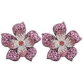 thumbnail image 1 of 2 parches de diamantes de cristal, apliques, pegatinas, flores, ropa, zapatos, decoración, accesorio DIY, color rosa, 1 of 14