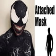 thumbnail image 3 of Nuevo disfraz de araña simbionte venenoso para adultos de Halloween, mono de segunda piel Zentai, mono de fiesta para hombres, 3 of 5