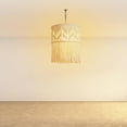 thumbnail image 4 of GROWTH TANK Hand Weaved Macrame Lampshade Hanging Pendant Light Cover Fitting Boho for Hotel, 4 of 9
