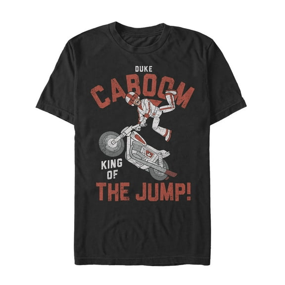 Men's Toy Story Caboom Jump King  Graphic Tee Black 5X Large
