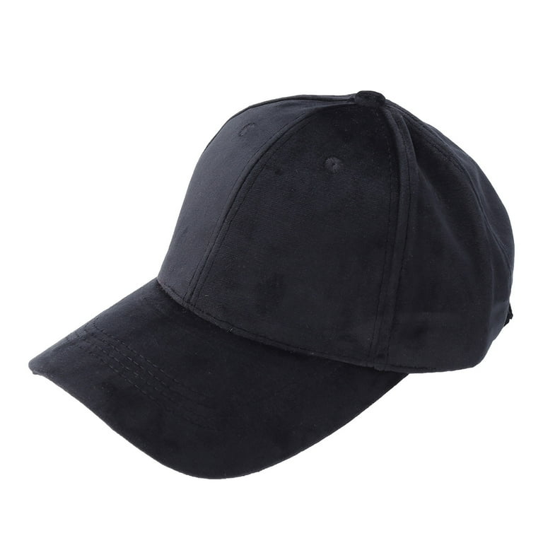 Womens black 2024 suede cap