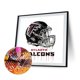 thumbnail image 2 of Cuadros Decorativos 5D bricolaje ronda completa taladro diamante pintura Atlanta Falcons decoración del hogar (A2679) Wdftyju de costura negro 4 estilos, 2 of 9