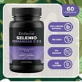 thumbnail image 4 of Selenio con Vitaminas C y E 60 Cápsulas Antioxidante, 4 of 6