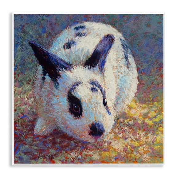 Stupell Industries Rustic Lodge Abstract Spotted Rabbit Wall Plaque Art, 12 x 12, by Rita Kirkman