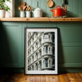 thumbnail image 6 of FiDi Architectural - Manhattan New York Photography Architecture City Vintage Art Deco Street Photography Travel Poster Modern Art Black Framed Wall Art Print 5 x 7 inches, 6 of 8
