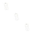 thumbnail image 1 of Transemion Maillot de Bain Cintre Robe Lingerie Organisateur Rack avec Crochets Réglables Glod 3PCS, 1 of 1
