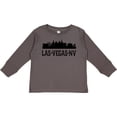 thumbnail image 3 of Inktastic Las Vegas Nevada City Skyline Boys or Girls Long Sleeve Toddler T-Shirt, 3 of 5