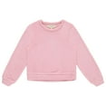 thumbnail image 2 of BTween 3-Piece Kids Long Sleeve Sweater Pack, Velour Comfort Sweaters for Girls, Plain & Print, 2 of 4