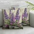 thumbnail image 3 of Nawypu  Throw Pillow Covers Purple Flower Floral Pattern with Lavenders on Vintage Colorful Provence Aroma Cushion Pillow Case Home Decor Pillowcase, 3 of 5