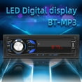 thumbnail image 5 of 12V Single 1 Din Car Stereo MP3 Bluetooth Player Radio FM Audio In-Dash Digital Display USB/AUX/TF Charging, 5 of 14