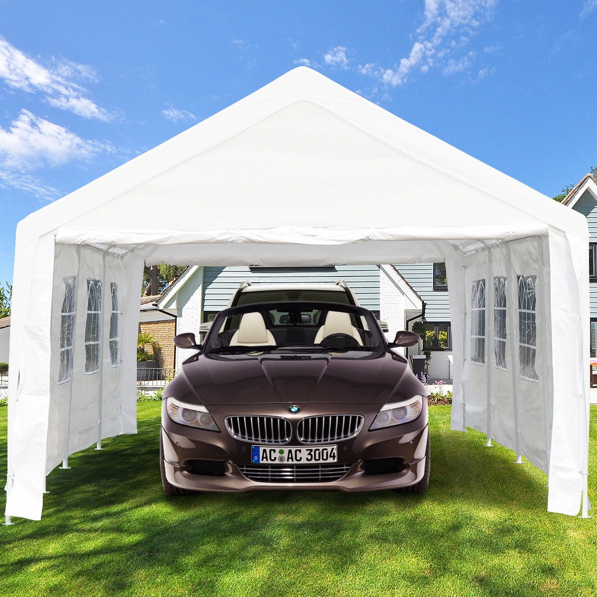 Gymax Outdoor 13� x 26� Canopy Shelter Car Carport Wedding
