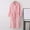 Pink, variant on Patlollav Womens Robe Bathrobe Lengthening Keep Warm Pockets Pajamas For Men and Women Nightgown
