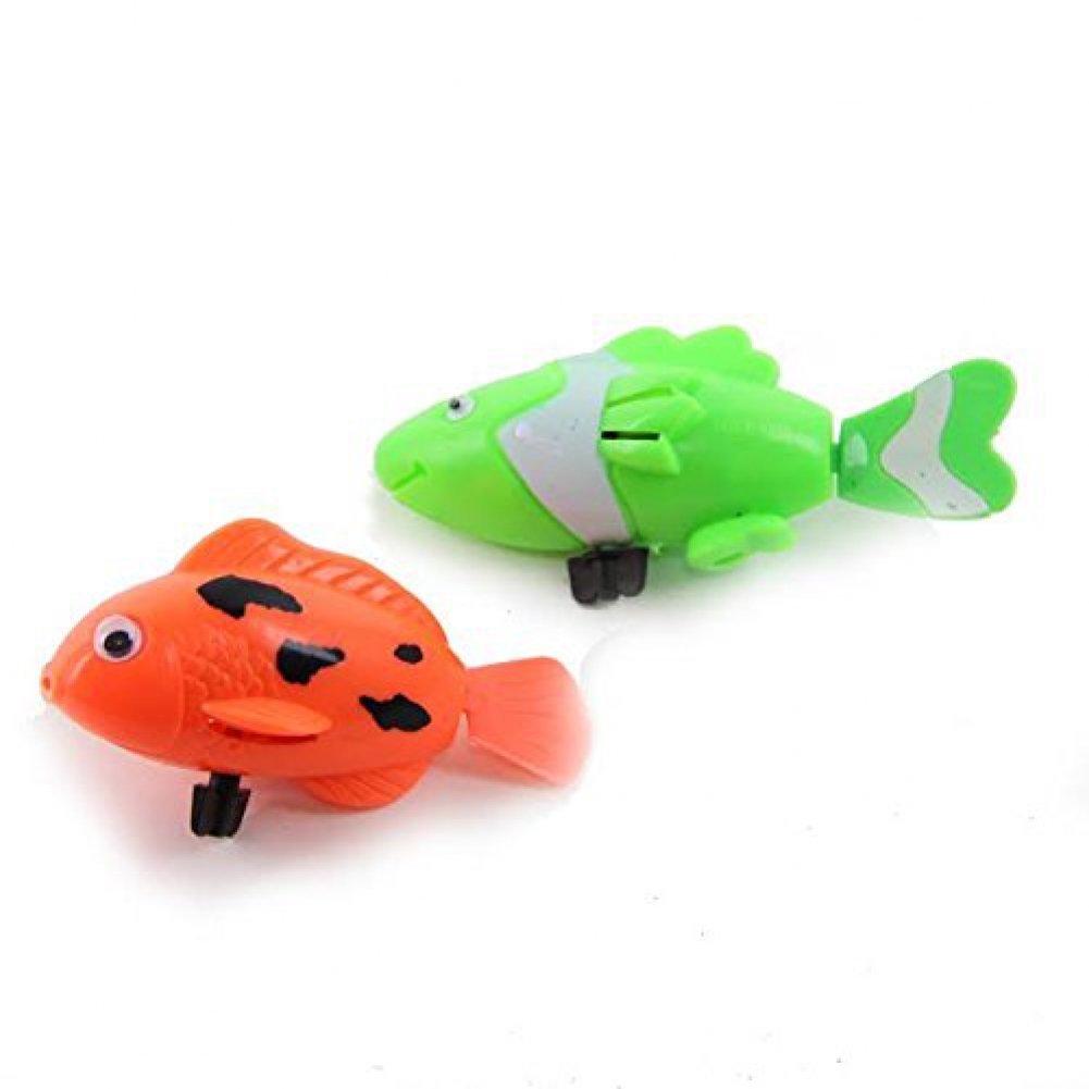 Dazzling Toys Windup Swimming Fish Pack of 6 Baby Swimming Fish