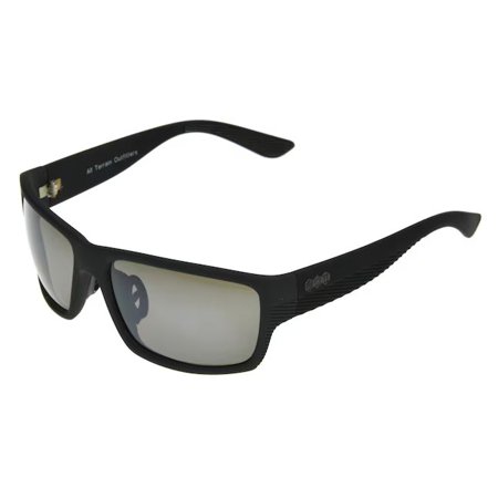 Foster Grant All Terrain 9 Mens Polarized Black Rubberized Plastic Sunglasses