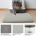 thumbnail image 3 of PETMAKER 30x24-Inch Double-Layer Waterproof Cat Litter Mat (Gray), 3 of 9