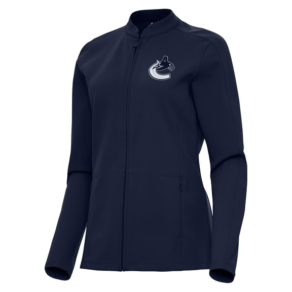 Women's Antigua  Navy Vancouver Canucks Regard Full-Zip Jacket