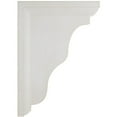 thumbnail image 2 of 2 1/4"W x 5"D x 7"H Hamilton Traditional Wood Vintage Decor Bracket, Chalk Dust White, 2 of 6