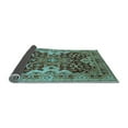 thumbnail image 2 of Ahgly Company Indoor Rectangle Oriental Light Blue Industrial Area Rugs, 7' x 10', 2 of 4