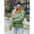 thumbnail image 2 of Yidarton 2022 Winter New Women's Sweater Loose Sports Women's Sweater Casual Temperament Women's Coats Women's Tops One Piece for Sale Army Green L, 2 of 8
