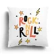 thumbnail image 3 of Funda de almohada para sofá con dibujos de niños, color gris y blanco, sencilla, para decoración del hogar y la sala de estar, 3 of 5