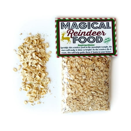 Tradition Of Christmas Stockings Magical Reindeer Food Magic Feed Merry Christmas Eve Happy Holiday Tradition Santa Elf Elves Rudolph Stocking Stuffer 1 Bag ()