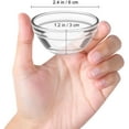 thumbnail image 3 of Small Pyrex Prep Mixing Bowls: 2.3x1.1Inch Mini Prep Bowls Stackable Glass Serving Bowls for Kitchen Prep - Dessert - Dips - Salad - Candy Dishes, 3 of 5