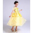 thumbnail image 5 of Disfraz de princesa Bella sin tirantes CHAO para niña pequeña vestido hinchado, 5 of 5