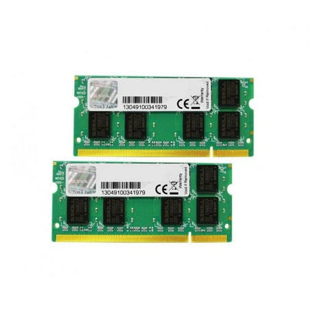 - 4GB G.Skill 800MHz DDR2 PC2-6400 SO-DIMM laptop memory (CL5) dual channel kit