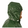 thumbnail image 2 of Tingley Iron Eagle Rain Hood, Green, Snaps, Nylon/Polyurethane H22148, 2 of 2