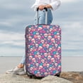 thumbnail image 5 of Salouo colorful Skull flower Pattern Travel Dust-proof Suitcase Cover, Softside Suitcase Protector Luggage Cover Protector for 18-32inch ,Not Included Suitcase, 5 of 8