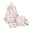 White, variant on School Backpack Set for Girls Cute Strawberry Printed Multi Pockets Casual Daypack with Crossbody Bags and Pencil Case