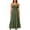 *Army Green, variant on VBVC Women's Spaghetti Strap Tiered Maxi Dress , Ladies' Square Neck Smocked Flowy Dress , Summer Beach Vacation Dresses For Women,Army Green,S-2XL