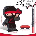 thumbnail image 2 of Piñata Harrycle Ninja Mini con venda en los ojos, bate y relleno de 42 cm, 2 of 7
