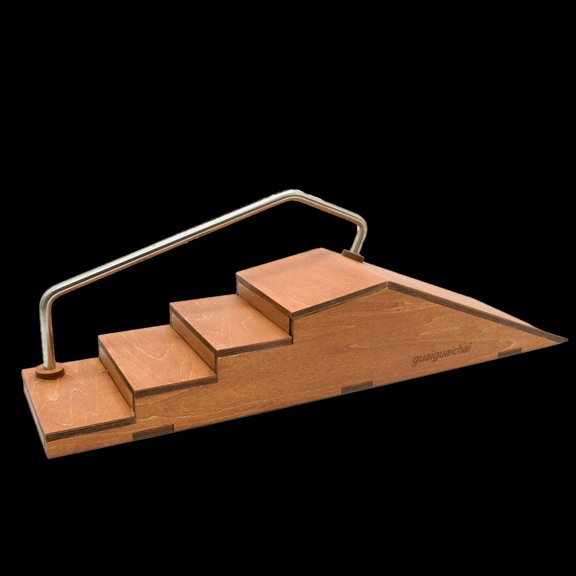 Ollie Ramps GGC Fingerboard Ramp - Mini Combo Brown