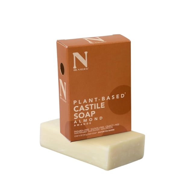 Jabón de Castilla Dr. Natural 141g Hecho 100% de Plantas y Aceites Naturales Ultra Hidratante