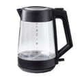 thumbnail image 1 of Mainstays 1500 Watt, 1.7L Electric Kettle, Glass Body, Auto Shut off, 1 of 7