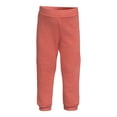 thumbnail image 4 of Garanimals Toddler Girl Solid Fleece Joggers, Sizes 2T-5T, 4 of 6