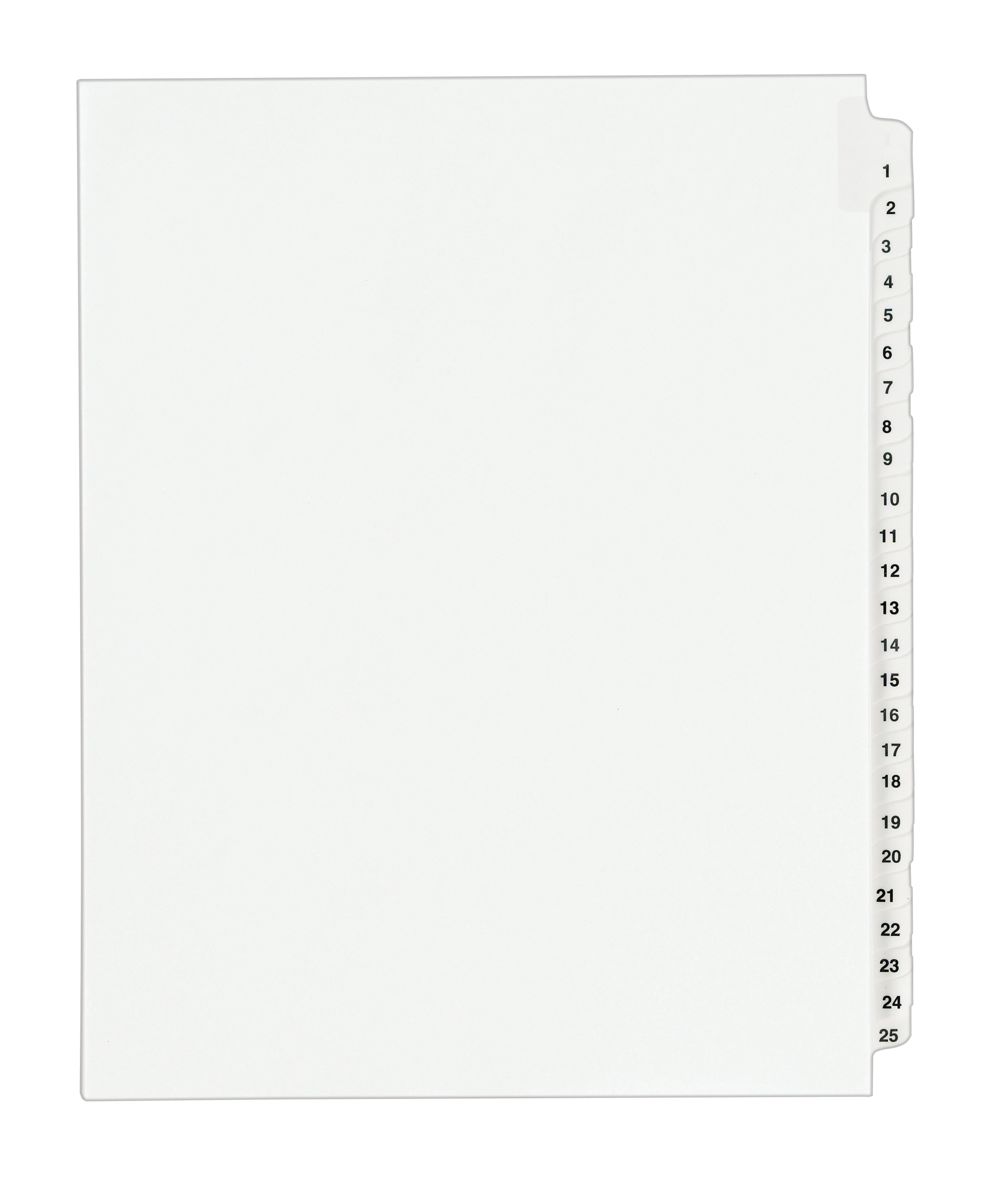Avery Standard Collated Legal Dividers Avery Style, Letter Size, 125 Tab Set (1330) Walmart