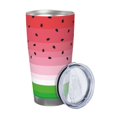 thumbnail image 2 of Goofa Watermelon for 20 oz Skinny Tumbler Stainless Steel Coffee Mug Slim Vacuum Insulated Travel Cup Car Cup-Straw Three-piece Set, 2 of 8