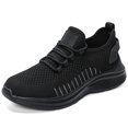thumbnail image 2 of Men's Running Shoes Lace‑Up Knit Upper Athletic Sneakers with Curved Midsole for Daily Walking and Casual Outdoor Everyday Activities, 2 of 7