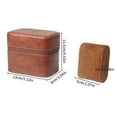 thumbnail image 3 of Watch Jewelry 2 Watch Travel Case Storage Organiser Portable Watch Box Display Case for Women Men, 3 of 8