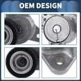 thumbnail image 6 of Belt Tensioner Drive Belt Tensioner Pulley Assembly for Mitsubishi Outlander 2003-2006 No.5751H7/5751G5 Metal 1 Pc, 6 of 7